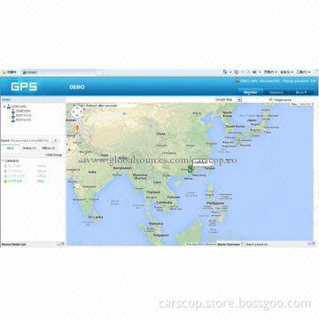 GPS Tracking Platform, Supports Geofence and Overspeed Alarm